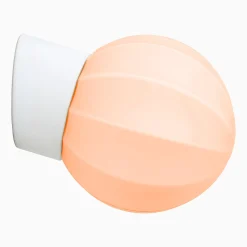 Lampa Deco sned pastellrosa/vit IP54