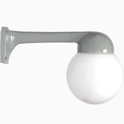 Lampa Funkis 1950 Grå Rak Klot