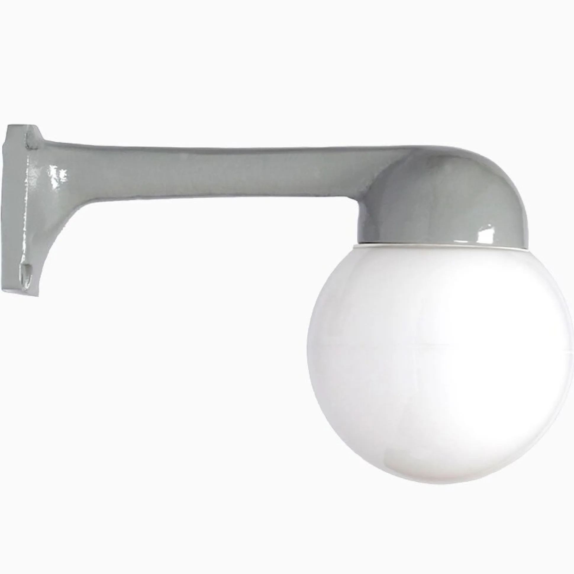 Lampa Funkis 1950 Grå Rak Klot