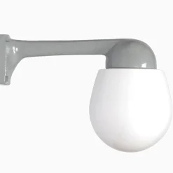 Lampa Funkis 1950 Grå Rak Päron
