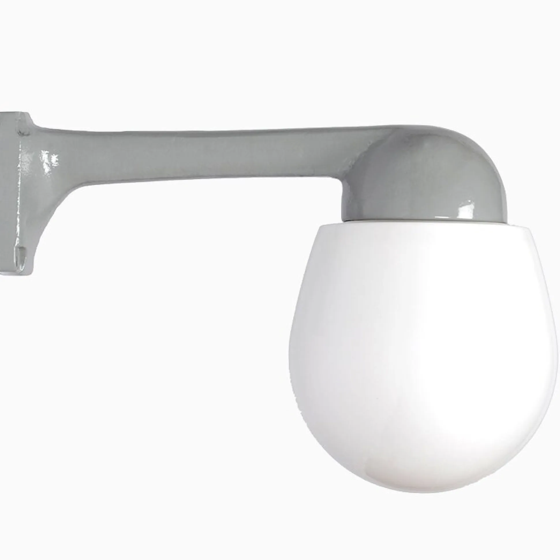 Lampa Funkis 1950 Grå Rak Päron