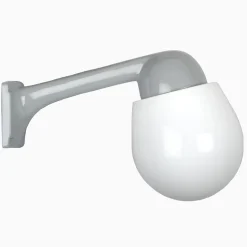 Lampa Funkis 1950 Grå Vinklad Päron