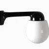 Lampa Funkis 1950 Svart Rak Päron