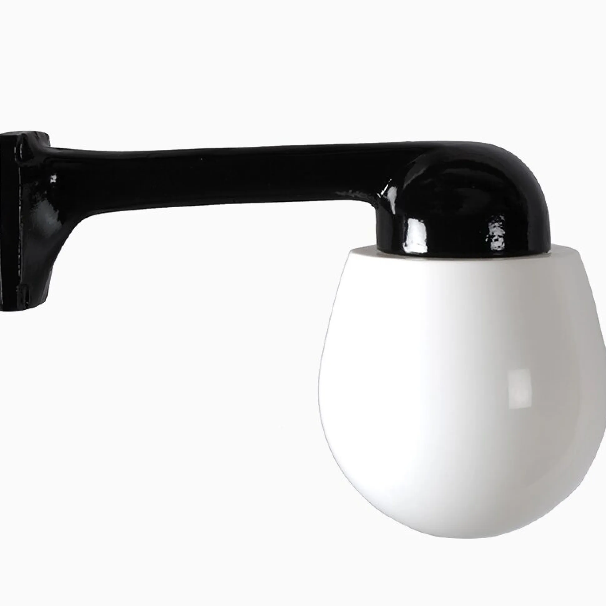 Lampa Funkis 1950 Svart Rak Päron