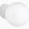 Lampa sned IP54 vit
