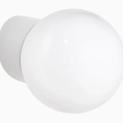 Lampa sned IP54 vit