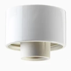 Lampsockel rak IP54 vit