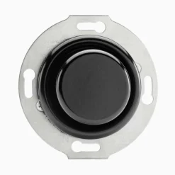 Led-dimmer svart bakelit insats 3-130 W
