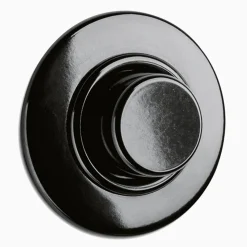 Led-dimmer svart bakelit med ring 3-130 W