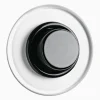 Led-dimmer svart bakelit med glasring 3-35 W