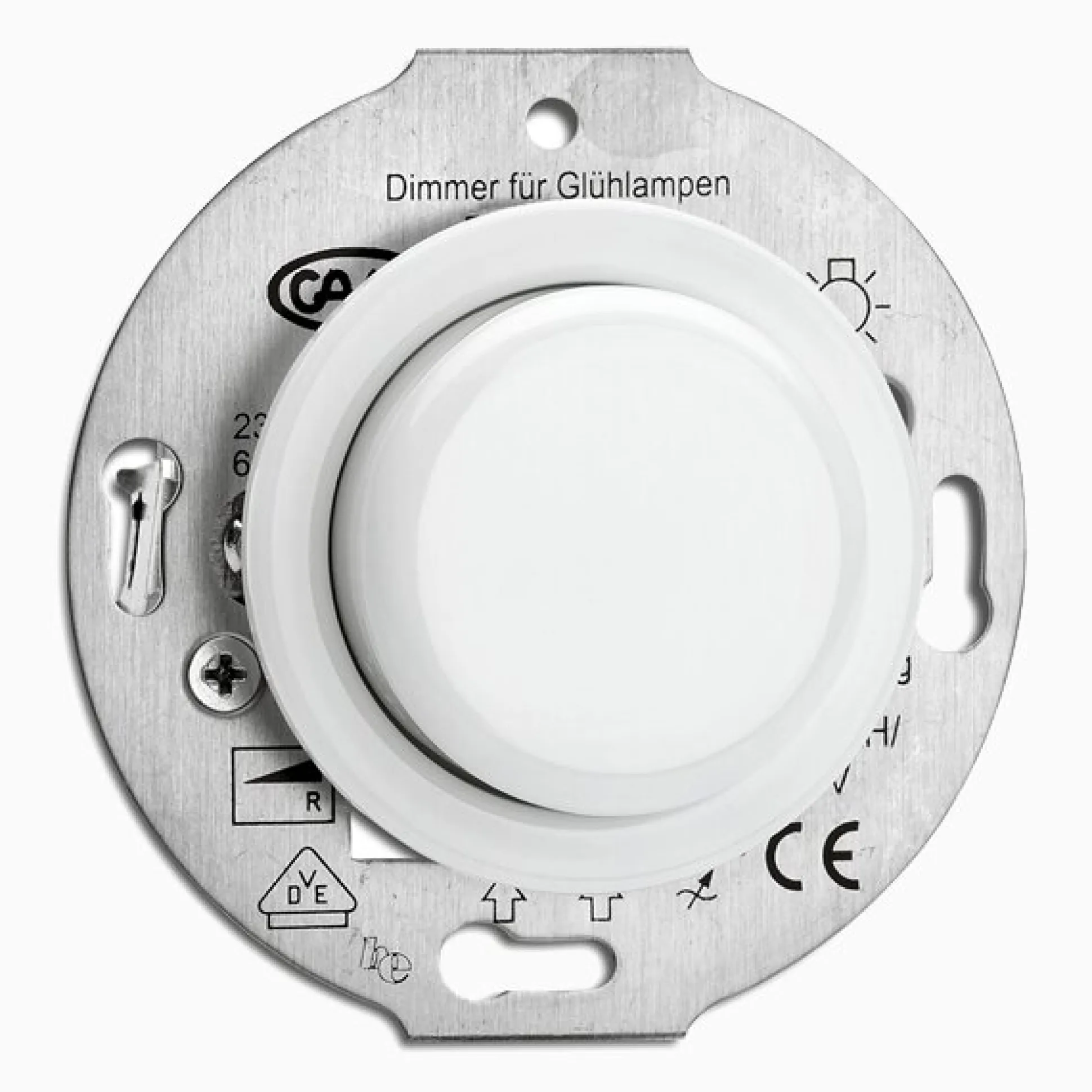 Led-dimmer vit porslin insats 3-35 W