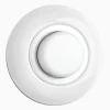 Led-dimmer vit porslin med ring 3-35 W