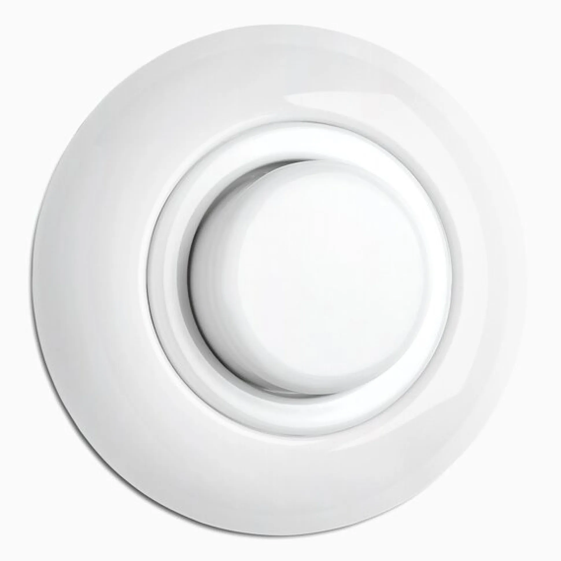 Led-dimmer vit porslin med ring 3-35 W