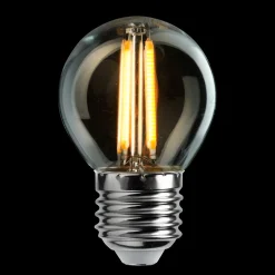 Ledlampa 3-steg klot klar E27 420 lumen