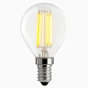 Ledlampa 3-steg klot klar E14 420 lumen