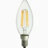 Ledlampa 3-steg kronljus klar E14 420 lumen