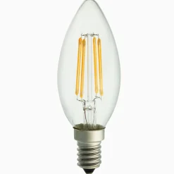 Ledlampa 3-steg kronljus klar E14 420 lumen