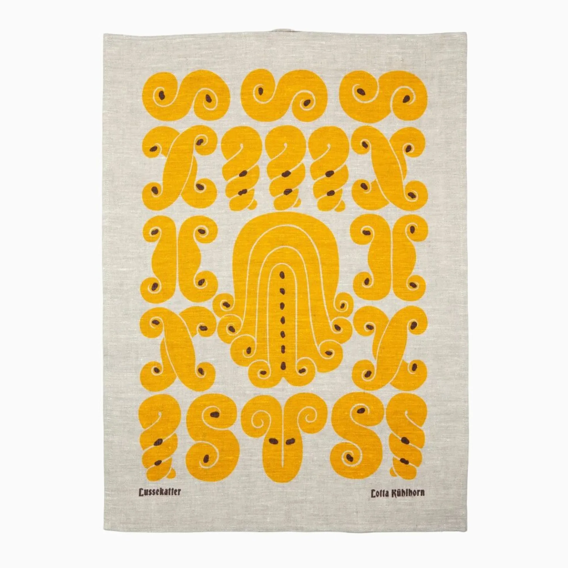 Linnehandduk Lussekatter