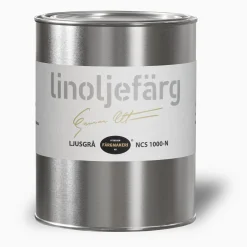 Ljusgrå linoljefärg 1 liter