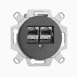 Modularuttag svart porslin insats