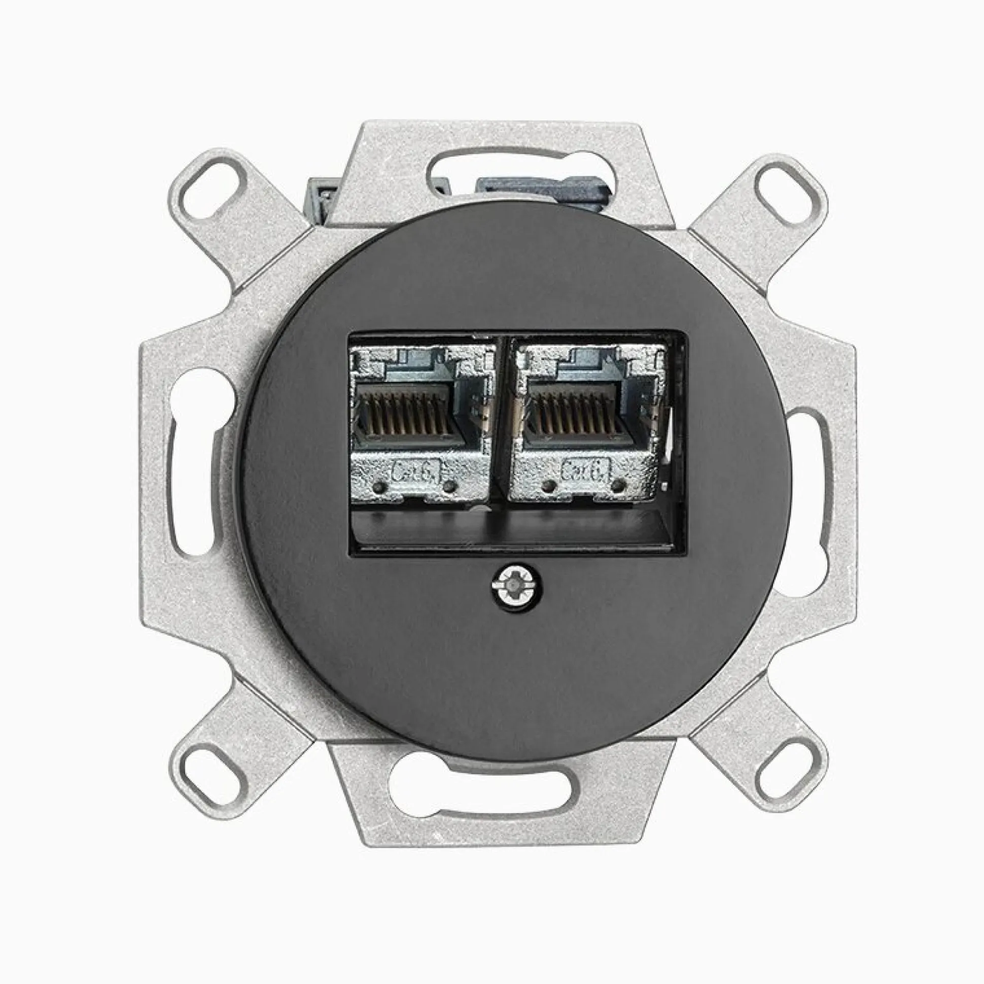 Modularuttag svart porslin insats