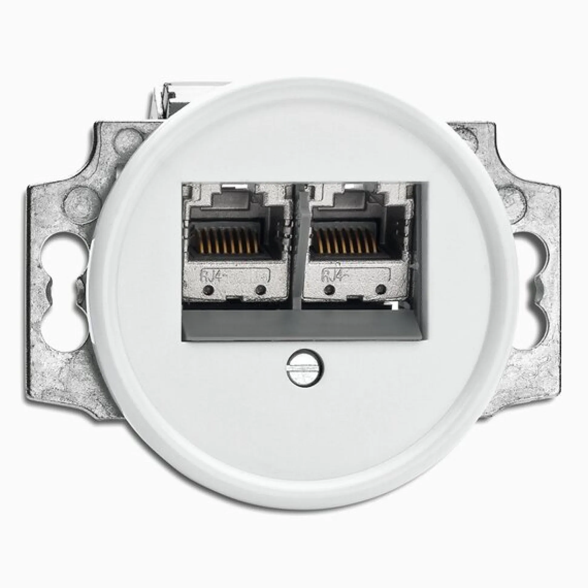 Modularuttag vit insats