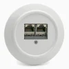 Modularuttag vit med ring