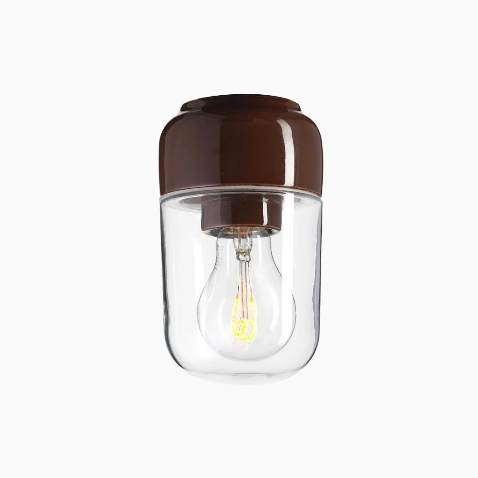 Ohm 100 H170 vit med opalglas - E27