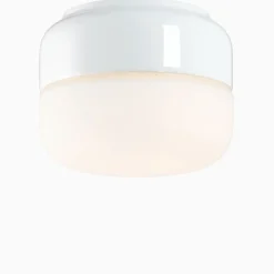 Ohm 140 H115 vit med opalglas - Ledmodul 3000K