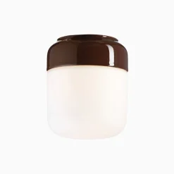 Ohm 140 H170 vit med opalglas - Ledmodul 3000K