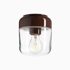 Ohm 140 H170 vit med opalglas - Ledmodul 3000K