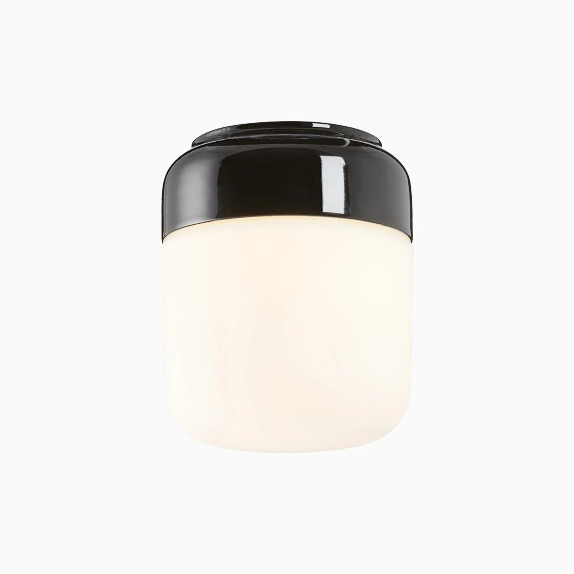 Ohm 140 H170 vit med opalglas - Ledmodul 3000K