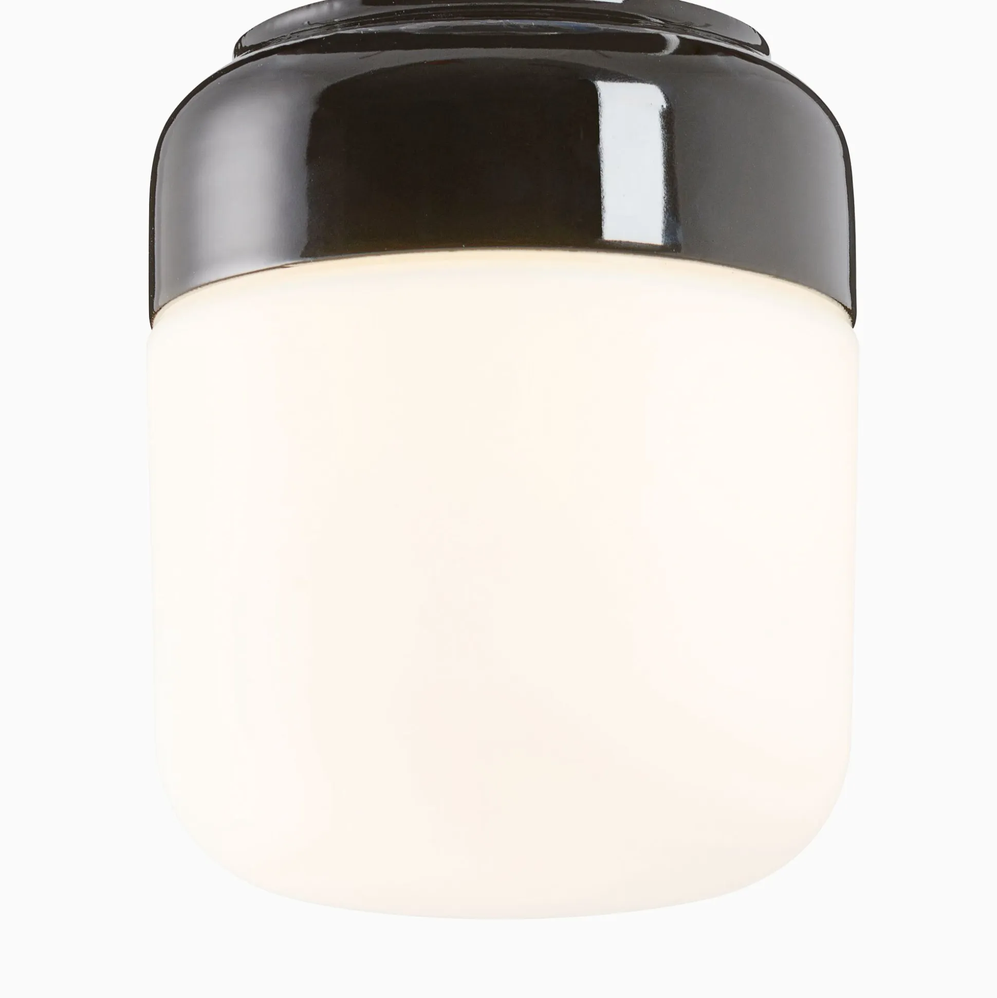 Ohm 140 H170 vit med opalglas - Ledmodul 3000K
