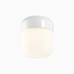 Ohm 140 H170 vit med opalglas - Ledmodul 3000K