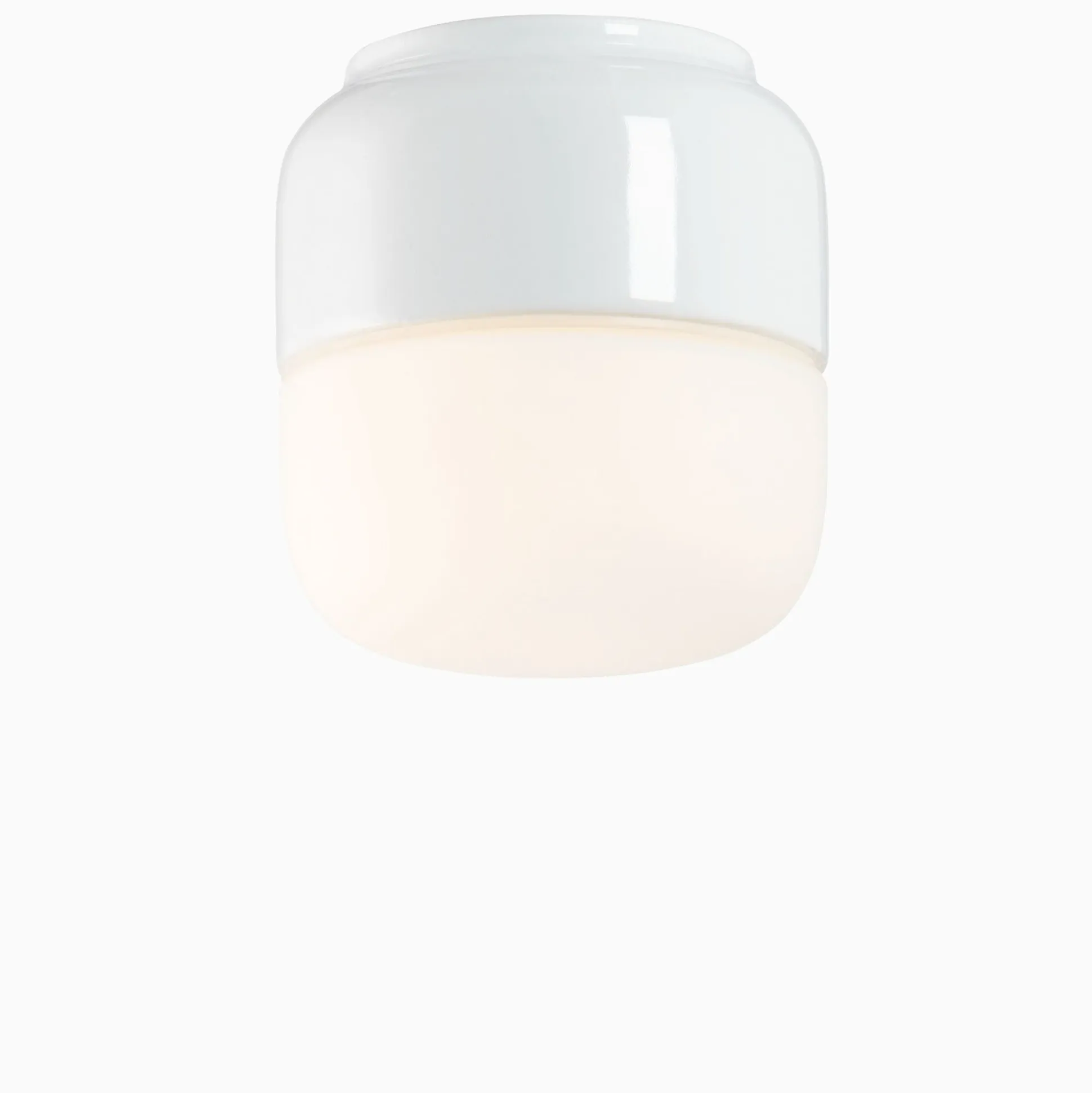 Ohm 100 H110 vit med opalglas- G9