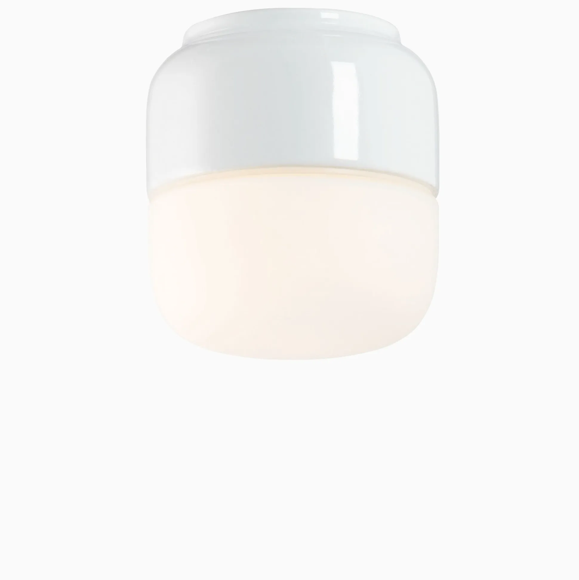 Ohm 100 H110 vit med opalglas- G9