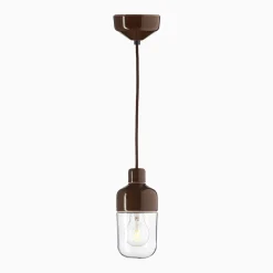 Ohm pendel 100 H215 vit med opalglas - E27