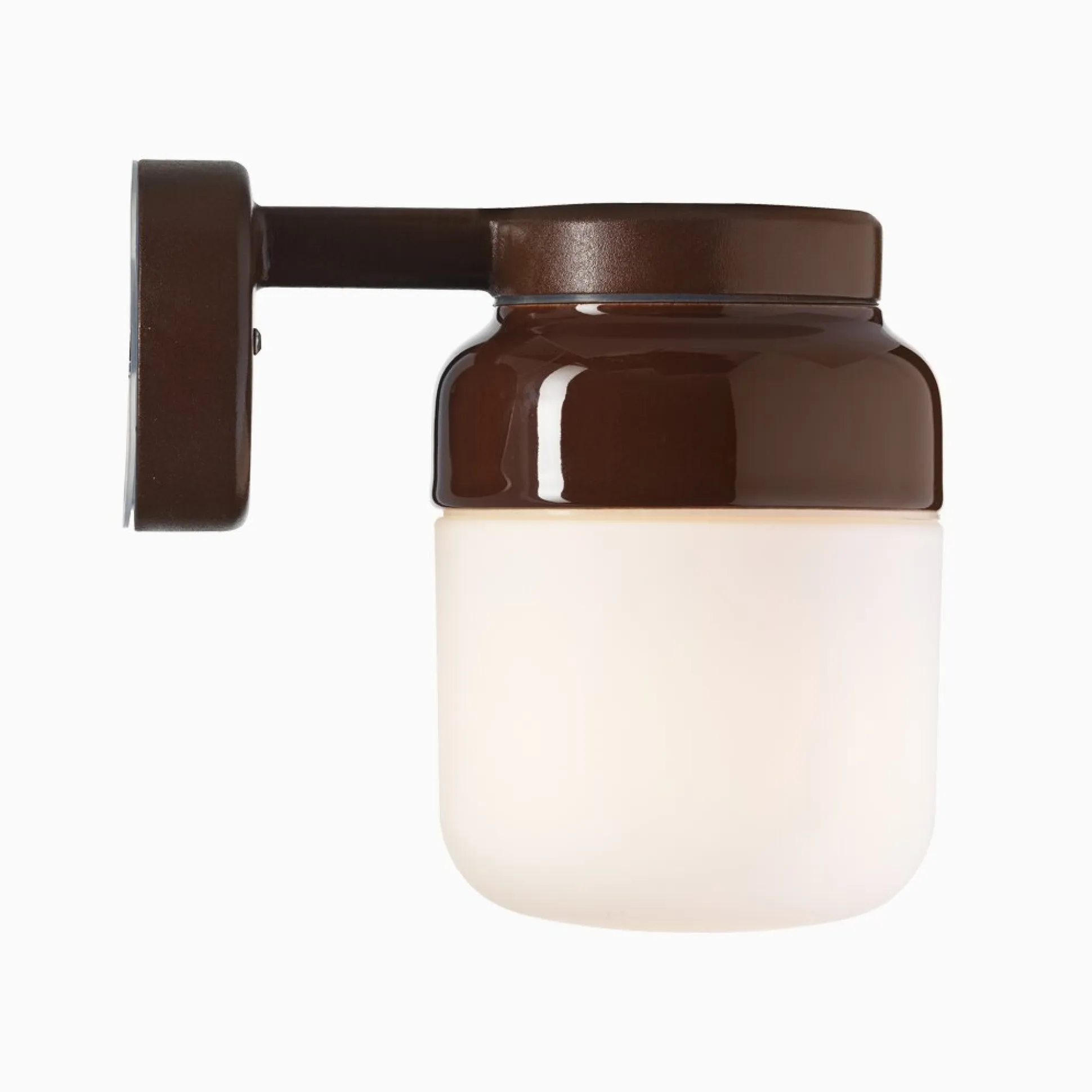 Ohm Wall 140 H205 vit med opalglas - E27