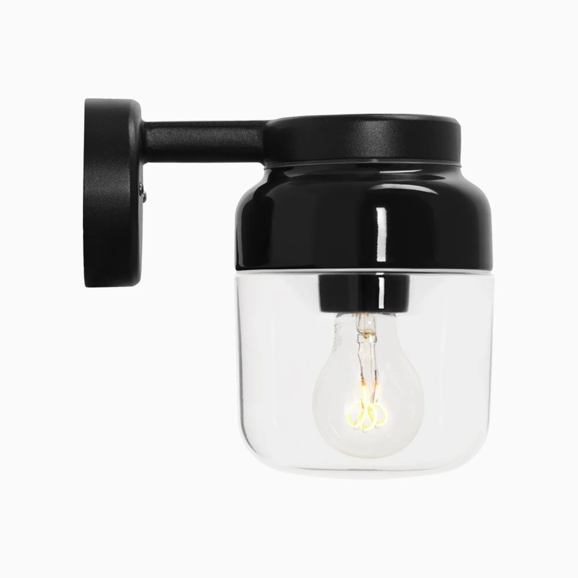 Ohm Wall 140 H205 vit med opalglas - E27