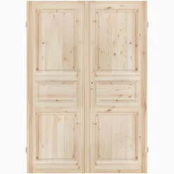 Parspegeldörr med karm 3-spegel K M13x21 - Höger