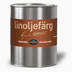Rödockra 1A-Abricot linoljefärg 500 ml