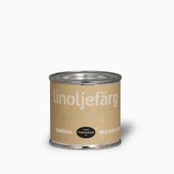 Sandgul linoljefärg provburk