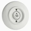 Signalknapp Lampa vit med ring