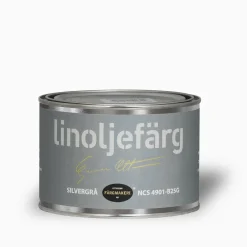 Silvergrå linoljefärg 500 ml