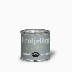 Silvergrå linoljefärg 500 ml