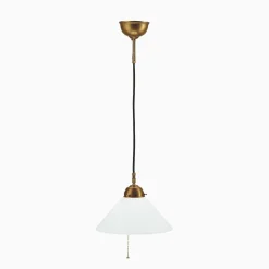 Skomakarlampa kedja Vit 250 mm