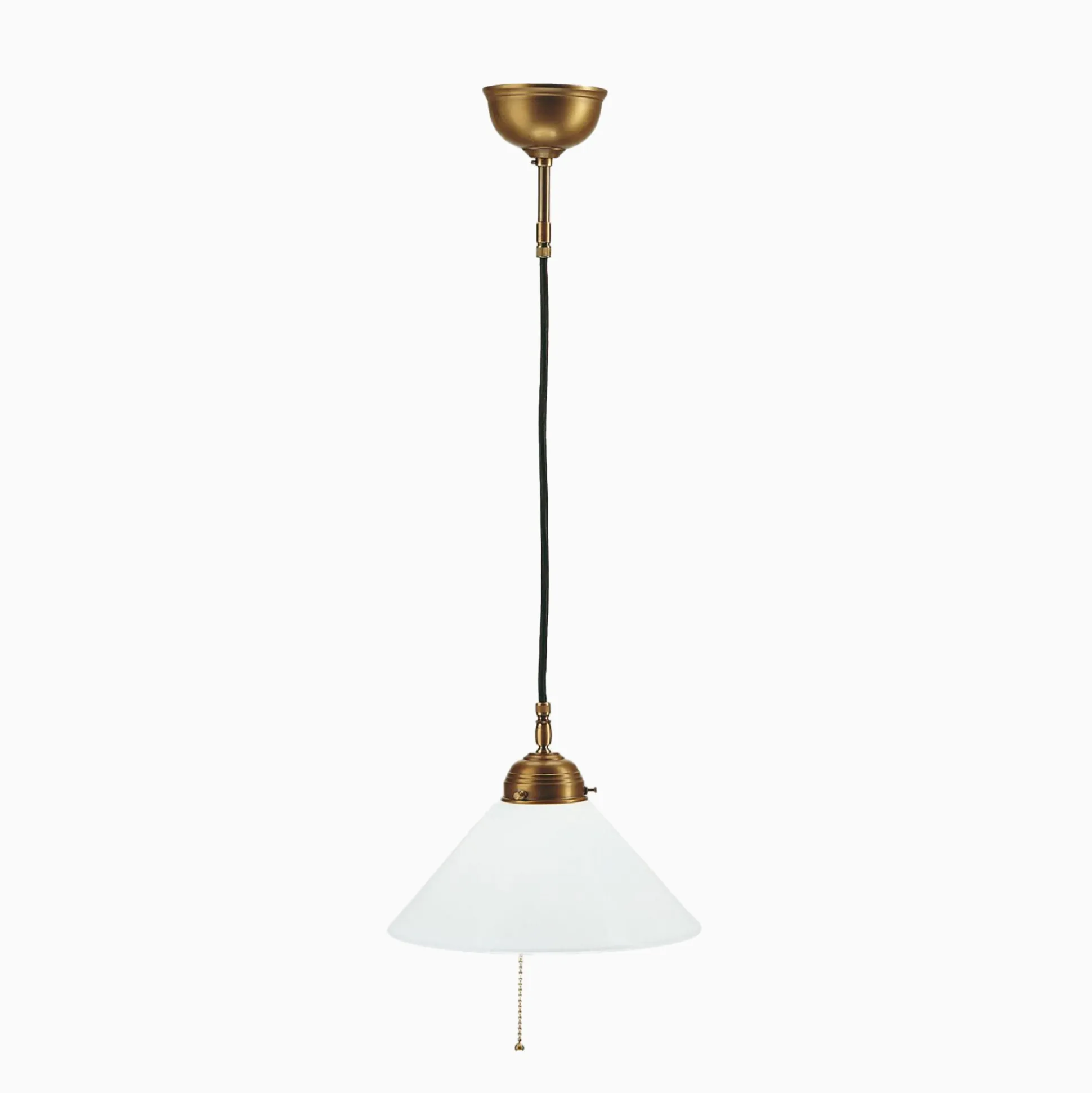 Skomakarlampa kedja Vit 250 mm