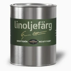 Skruttgrön linoljefärg 500 ml