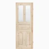 Spegeldörr med karm 5-spegel ornamentglas M8x20 - Höger