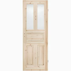 Spegeldörr med karm 5-spegel ornamentglas M8x20 - Höger